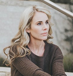 Profile shot of Angela Dayton