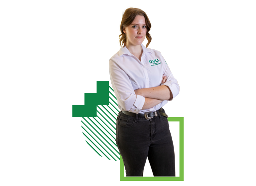 hospitality management student standing