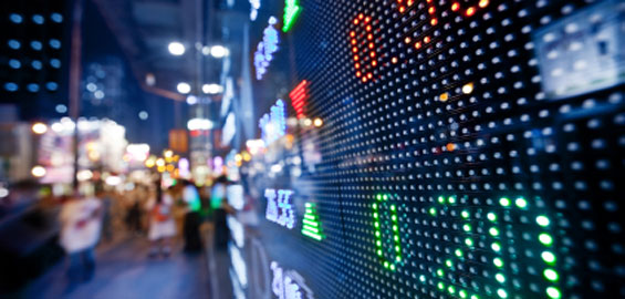 stock market board