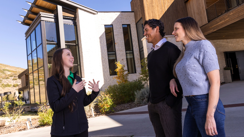 International WARM students collaborating at a table